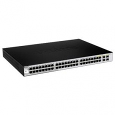 D-Link DGS-1210-48 Smart switch, 48x GbE, 4x RJ45/SFP, fanless D-Link DGS-1210-48 Smart switch, 48x GbE, 4x RJ45/SFP, fanless
