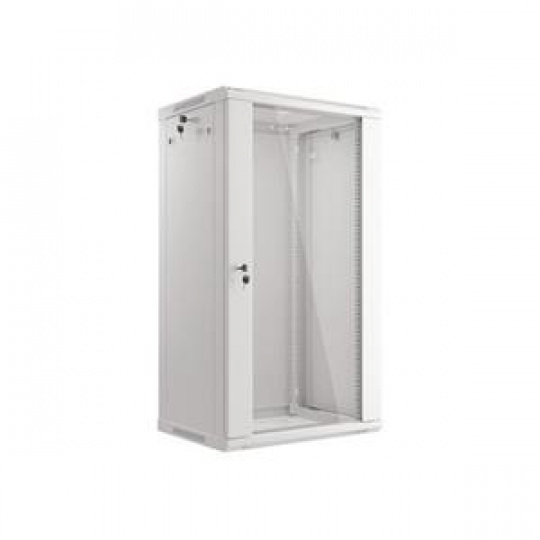 LANBERG 19" RACKOVÁ SKŘÍŇ PRO MONTÁŽ NA STĚNU 22U/600X450 (v rozloženém stavu) ŠEDÁ  V2