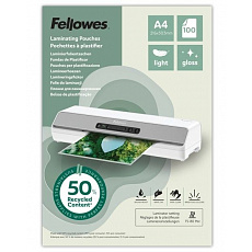 Laminovací fólie Fellowes A5 80 mic z recyklovaného materiálu (50%), lesklé Laminovací fólie Fellowes A5 80 mic z recyklovaného materiálu (50%), lesklé