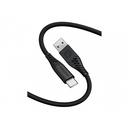 DATOVÝ KABEL SOFT SILICONE USB / USB-C 1,5M 60W