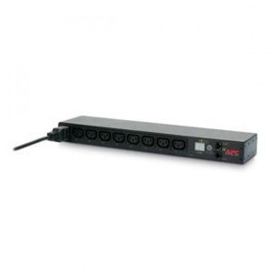 APC AP7921B Rack PDU, Switched, 1U, 16A, C20 -> (8)C13 - Horizontal