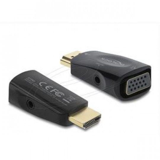 Delock Adaptér HDMI na VGA s audio Delock Adaptér HDMI na VGA s audio