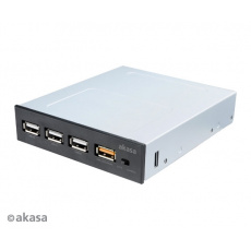 AKASA USB nabíjecí panel 3x USB 2.0 + 1x USB fast AKASA USB nabíjecí panel 3x USB 2.0 + 1x USB fast