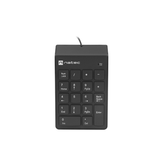Numerická klávesnice Natec GOBY 2/Drátová USB/Černá