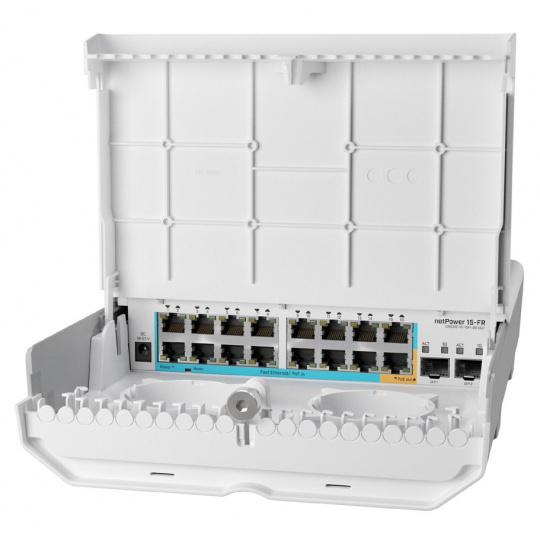 MikroTik CRS318-1Fi-15Fr-2S-OUT, reverse PoE