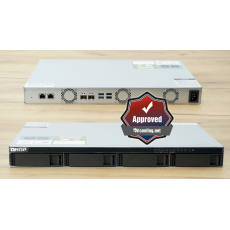 QNAP TS-435XeU-4G (2,2GHz, 4GB RAM, 4x SATA, 2x M.2 NVMe, 2x 2,5GbE, 2x 10GbE SFP+, malá hloubka)