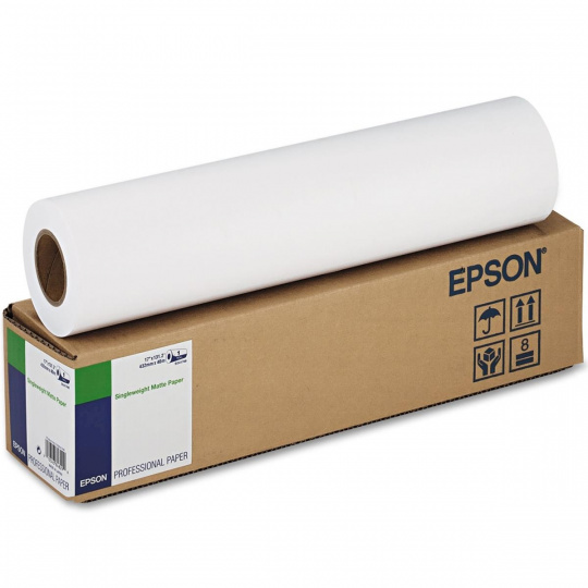 Paper Roll Singleweight Matte 17" x 40 m, 120g/m2