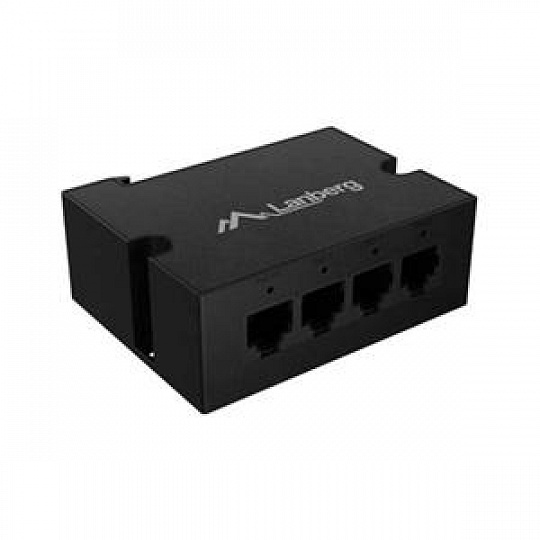 LANBERG SWITCH DIN-GE4-BT-90W 1XIN 3XOUT 1GB POE EXTENDER GIGABIT ETHERNET DIN RAIL BT 90W LANBERG SWITCH DIN-GE4-BT-90W 1XIN 3XOUT 1GB POE EXTENDER GIGABIT ETHERNET DIN RAIL BT 90W