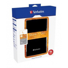 VERBATIM HDD 2.5", 1TB, USB 3.0, Black VERBATIM HDD 2.5", 1TB, USB 3.0, Black