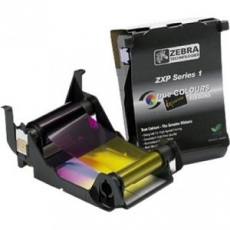 Zebra Load-N-Go color ribbon for ZXP Series 1 YMCKO 100 images