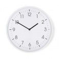 Nedis CLWA1226WT - Nástěnné hodiny | Průměr: 300 mm | Plast | Tichý pohyb | Bílá