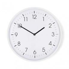 Nedis CLWA1226WT - Nástěnné hodiny | Průměr: 300 mm | Plast | Tichý pohyb | Bílá Nedis CLWA1226WT - Nástěnné hodiny | Průměr: 300 mm | Plast | Tichý pohyb | Bílá