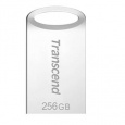 Transcend 256GB JetFlash 710S, USB 3.1 Gen 1 flash disk, malé rozměry, stříbrný kov