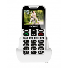 EVOLVEO EasyPhone XD, mobilní telefon pro seniory s nabíjecím stojánkem (bílá barva) EVOLVEO EasyPhone XD, mobilní telefon pro seniory s nabíjecím stojánkem (bílá barva)