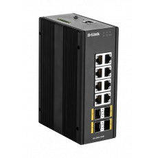 D-Link DIS-300G-12SW Industrial Gigabit Managed Switch with SFP slots