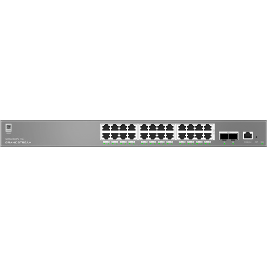 Grandstream GWN7803PL Pro L2++, Managed switch, 24x 1Gb RJ45, PoE, SFP+