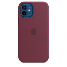 iPhone 12/12 Pro Silicone Case w MagSafe Plum/SK iPhone 12/12 Pro Silicone Case w MagSafe Plum/SK
