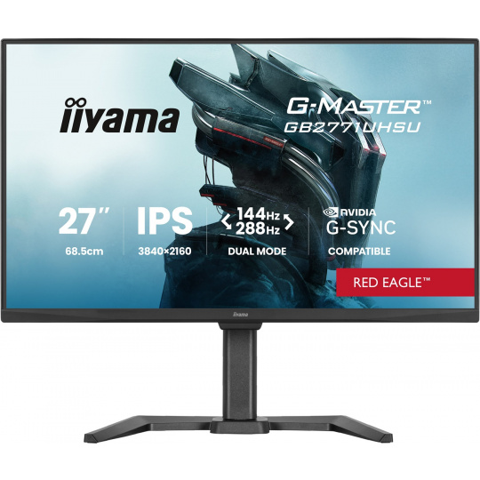 iiyama G-Master/GB2771UHSU-B1/27"/IPS/4K UHD/144Hz/0,8ms/Černá/3R iiyama G-Master/GB2771UHSU-B1/27"/IPS/4K UHD/144Hz/0,8ms/Černá/3R