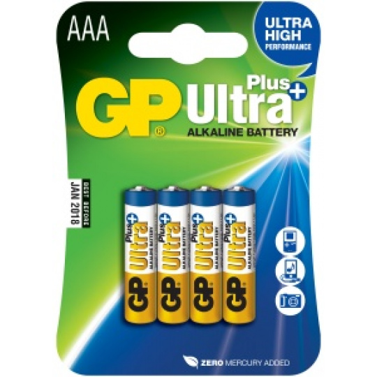GP LR03, AAA, Ultra+, 4ks, mikrotužka