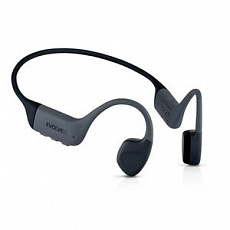 EVOLVEO BoneMax, bezdrátová sluchátka na lícní kosti, MP3 32GB, IPX8, šedé