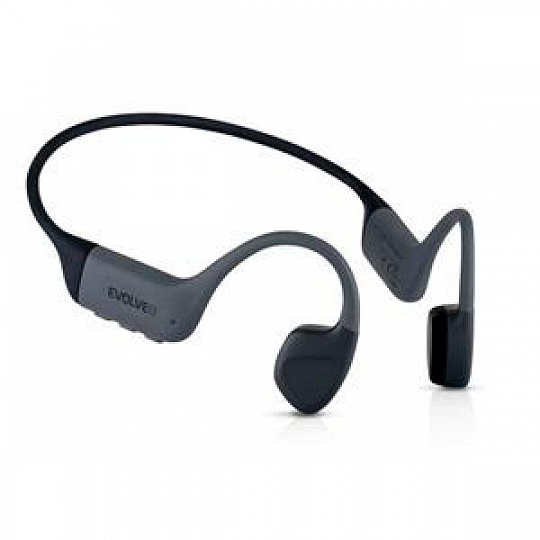 EVOLVEO BoneMax, bezdrátová sluchátka na lícní kosti, MP3 32GB, IPX8, šedé EVOLVEO BoneMax, bezdrátová sluchátka na lícní kosti, MP3 32GB, IPX8, šedé