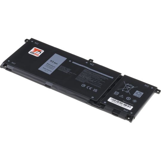 Baterie T6 Power Dell Latitude 3410, 3510, Inspiron 5501, Vostro 5401, 3530mAh, 53Wh, 4cell, Li-pol