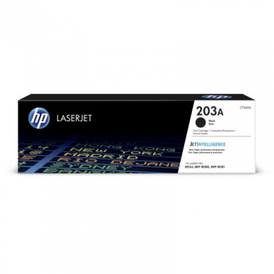 HP 203A Black Original LJ Toner Cartridge, CF540A