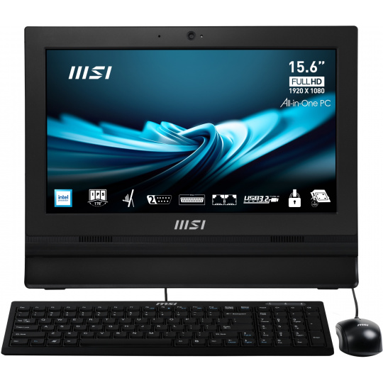 MSI Pro/AP162T ADL/15,6"/FHD/T/N100/4GB/128GB SSD/UHD/W11P/Black/3R