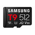 Samsung T9/Micro SDXC/512GB/UHS-I U3 / Class 10/+ Adaptér/Černá