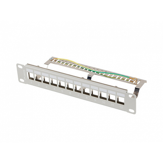 PATCH PANEL 12 PORTŮ 1U 19" FTP PRO MODULY KEYSTO