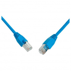 SOLARIX patch kabel CAT5E SFTP PVC 15m modrý
