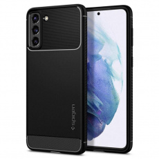 Ochranný kryt Spigen Rugged Armor pro Samsung Galaxy S21 černý Ochranný kryt Spigen Rugged Armor pro Samsung Galaxy S21 černý