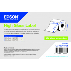 High Gloss Label 210 x 297mm, 194 lab