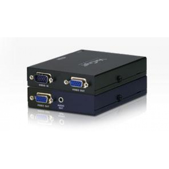 ATEN video extender + aud.,1920x1200/30m, max.150m