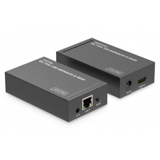 DIGITUS HDMI IP Video Extender Set, 120m Full HD, 1080p