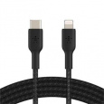 Belkin BOOST CHARGE™ Lightning/USB-C kabel, 2m, černý - odolný