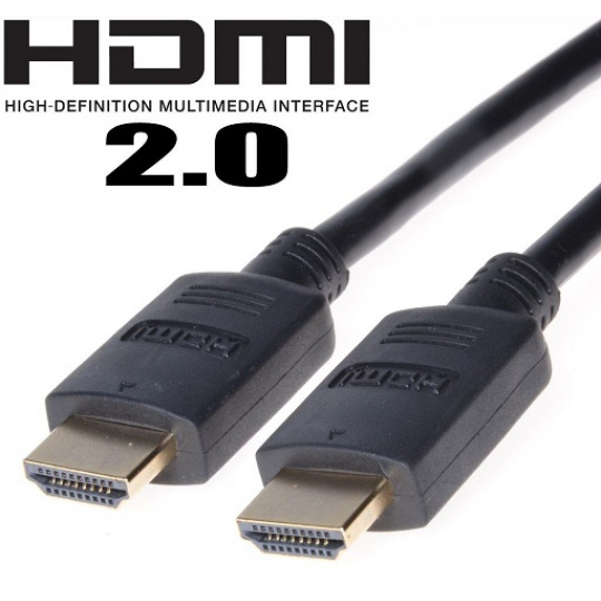 PremiumCord 4K Kabel HDMI A - HDMI A M/M zlacené konektory 15m