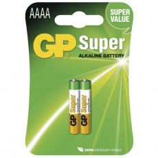 GP 25A, LR61, 2ks, alkalická baterie