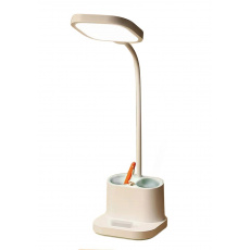 Platinet stolní LED lampa 5W, integrovaná baterie 2400mAh, USB port, bílá Platinet stolní LED lampa 5W, integrovaná baterie 2400mAh, USB port, bílá
