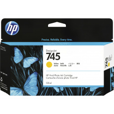 HP 745 inkoustová náplň žlutá, F9J96A HP 745 inkoustová náplň žlutá, F9J96A