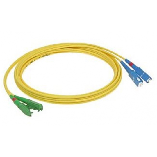 Patchcord FO duplex E2000/APC-SC/UPC 9/125um SM 2m, OS2