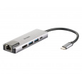 D-Link 5-in-1 USB-C Hub with HDMI/Ethernet and Power Delivery