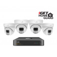 iGET HGNVK84804 - kamerový PoE set, 2K rozlišení, 8CH NVR + 4x kamera se zvukem, IR + LED, CZ app