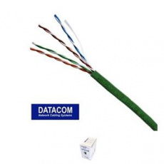 DATACOM UTP lanko CAT5E  PVC  305m box zelený DATACOM UTP lanko CAT5E  PVC  305m box zelený