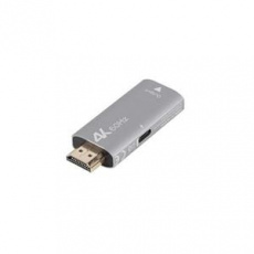 LANBERG ADAPTÉR HDMI(M)->DISPLAYPORT(F) 4K STŘÍBRNÝ