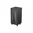 LANBERG INSTALAČNÍ RACK 19" 24U 600X600 ČERNÉ SKLENĚNÉ DVEŘE LCD (FLAT PACK) V2