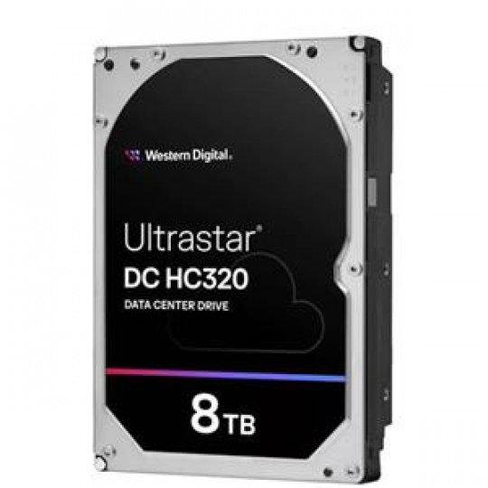 WD Ultrastar HDD 8TB DC HA340 3.5in 26.1MM 256MB 7200RPM SAS ULTRA 512E SE P3