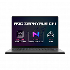 ASUS ROG Zephyrus G14/GA403GM-SY185WZ/AI9-465/14"/2880x1800/32GB/1TB/RTX 5060/W11H/Gray/2R ASUS ROG Zephyrus G14/GA403GM-SY185WZ/AI9-465/14"/2880x1800/32GB/1TB/RTX 5060/W11H/Gray/2R