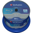 VERBATIM BD-R SL (6x, 25GB),NON-ID, 50 cake