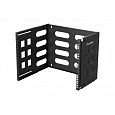 SKLÁDACÍ DRŽÁK PRO MONTÁŽ NA STĚNU 19" 8U 497X400/240 ČERNÝ LANBERG